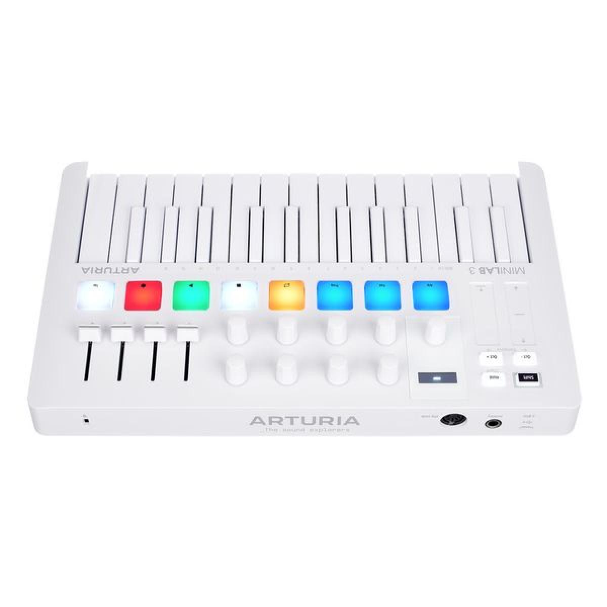 Arturia MiniLab 3 Alpine White. - BimotorDJ